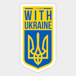 I Stand with Ukraine Sticker